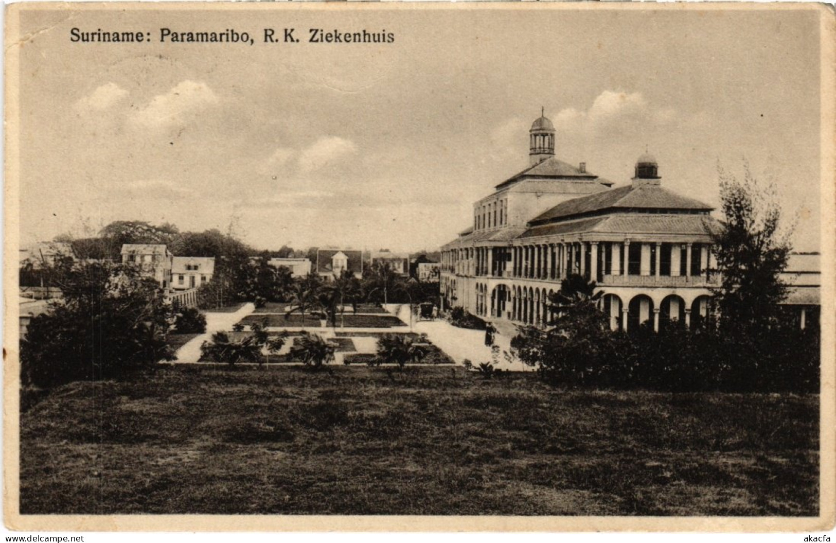 PC SURINAME PARAMARIBO - R.K. ZIEKENHUIS (a2610) - Surinam