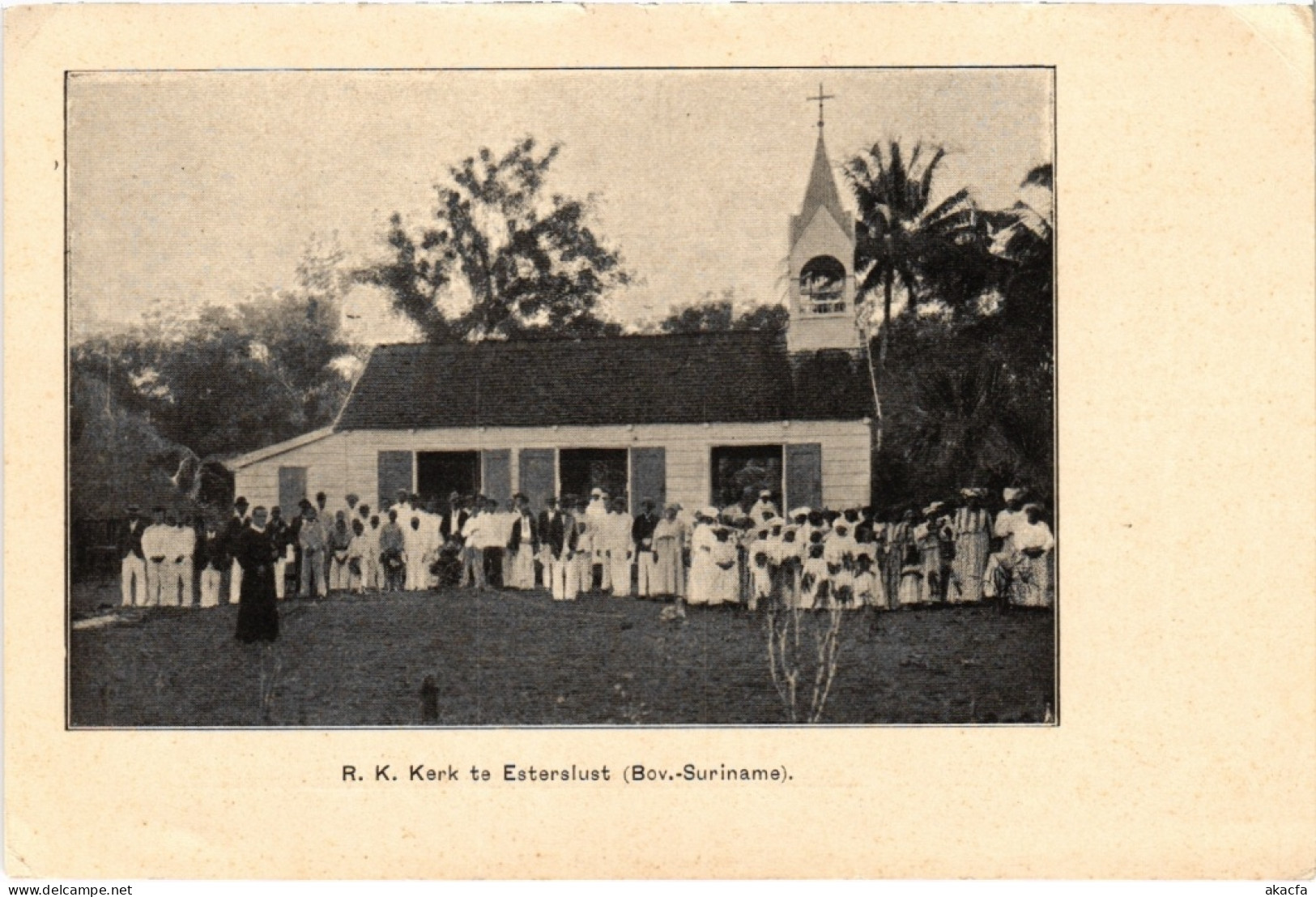 PC SURINAME - R. K. KERK TE ESTERSLUTS (a2594) - Surinam