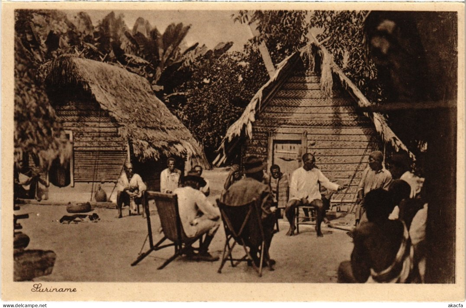 PC SURINAME - BENZOEK BIJ DE BOSCHNEGERS IN SURINAME (a2590) - Surinam