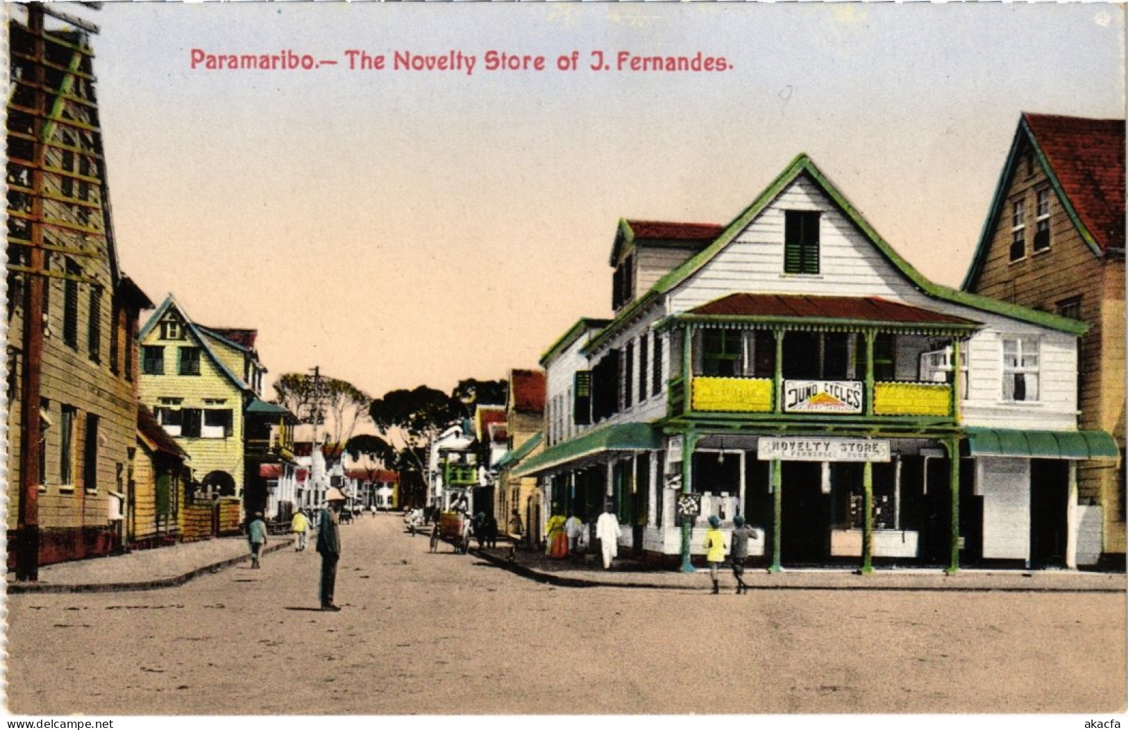 PC SURINAME PARAMARIBO - THE NOVELTY STORE OF J. FERNANDES (a2585) - Surinam