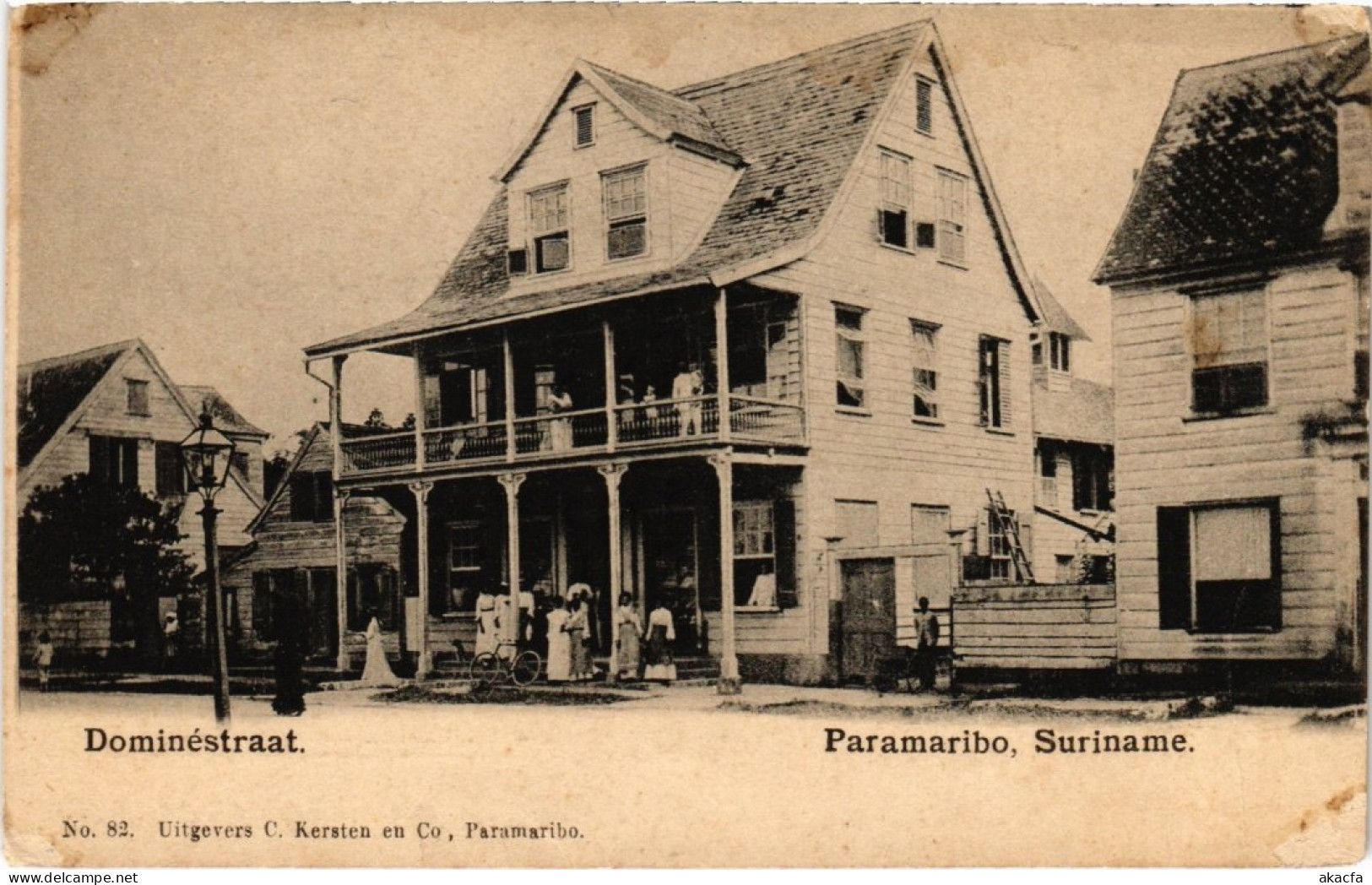 PC SURINAME PARAMARIBO - DOMINÉESTRAAT (a2582) - Surinam