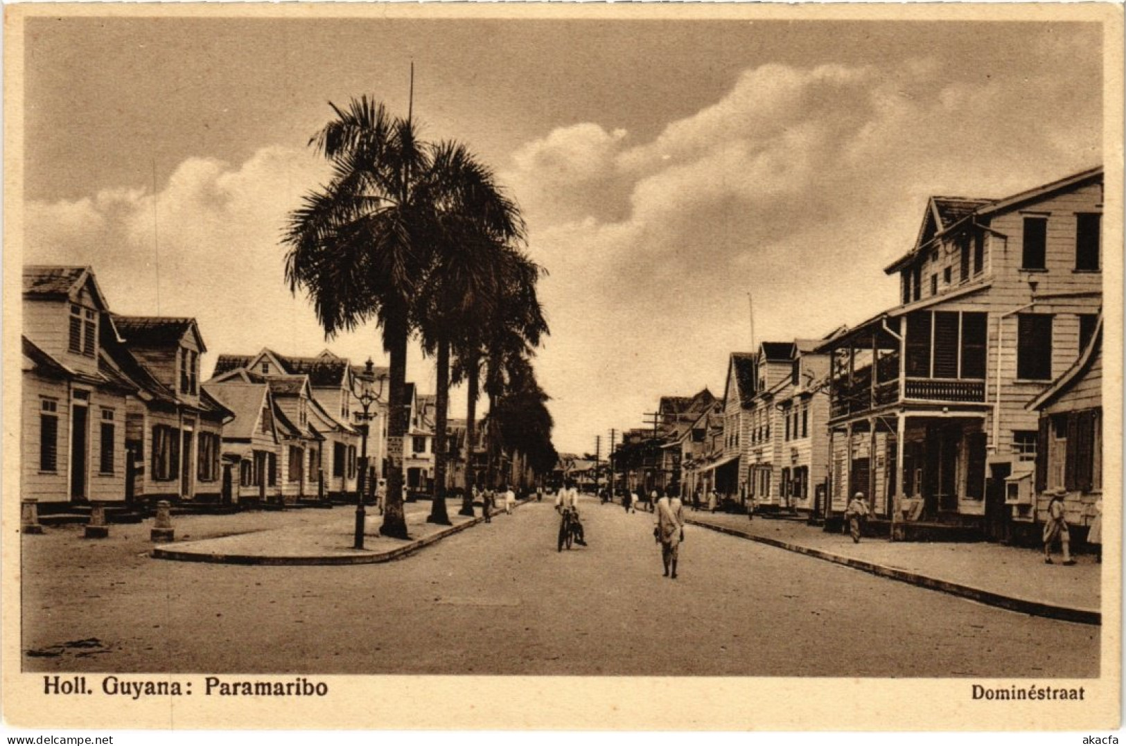 PC SURINAME PARAMARIBO - DOMINÉESTRAAT (a2577) - Surinam