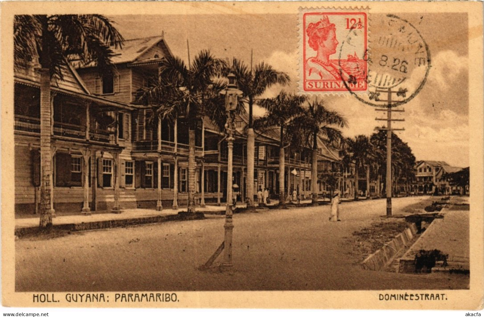 PC SURINAME PARAMARIBO - DOMINÉESTRAAT (a2562) - Surinam