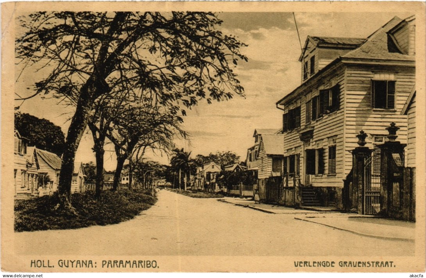 PC SURINAME PARAMARIBO - VERLENGDE GRAUENSTRAAT (a2557) - Surinam