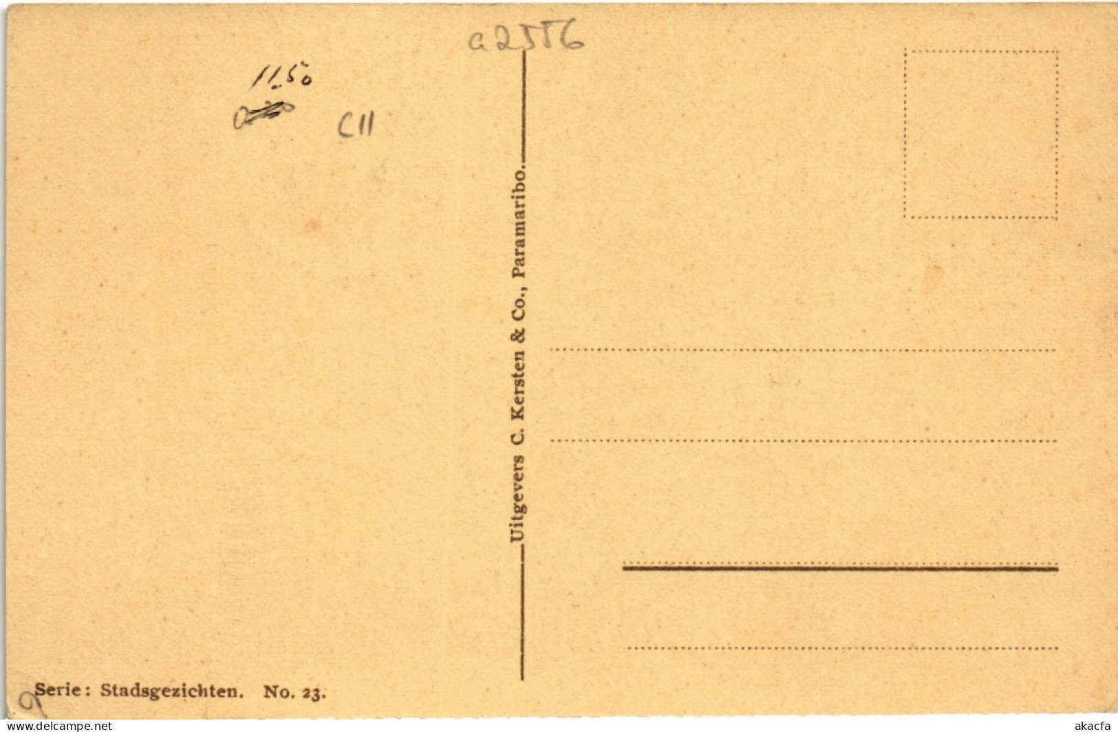 PC SURINAME PARAMARIBO - DOMINÉESTRAAT (a2556) - Surinam