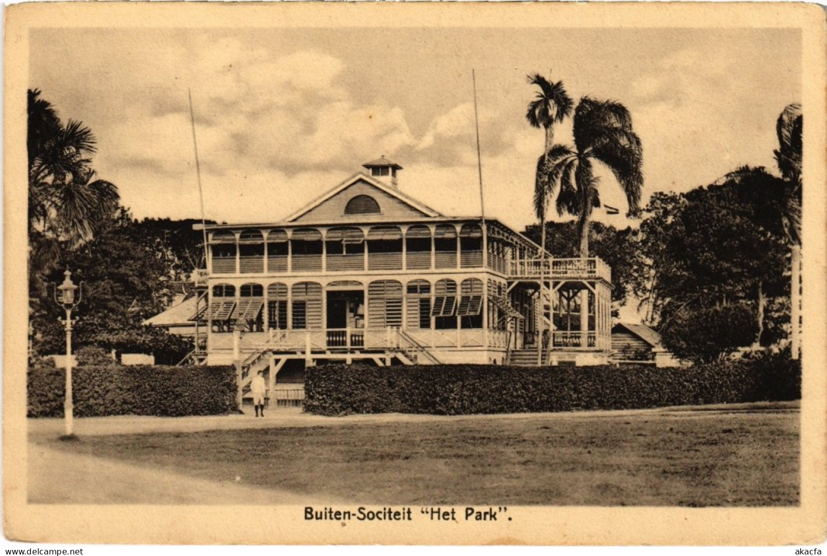 PC SURINAME PARAMARIBO - BUITEN-SOCIETEIT "HET PARK" (a2501) - Suriname