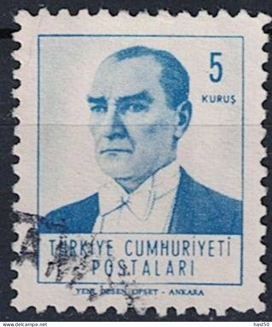 Türkei Turkey Turquie - Atatürk (MiNr: 1815) 1961 - Gest Used Obl - Gebruikt