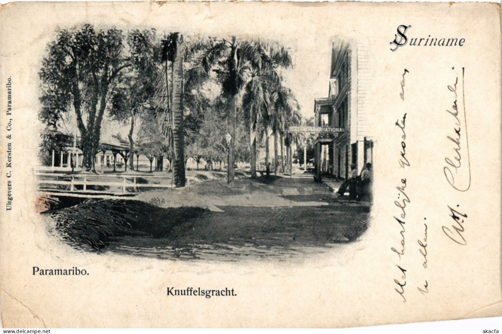 PC SURINAME PARAMARIBO - KNUFFELSGRACHT (a2493) - Surinam