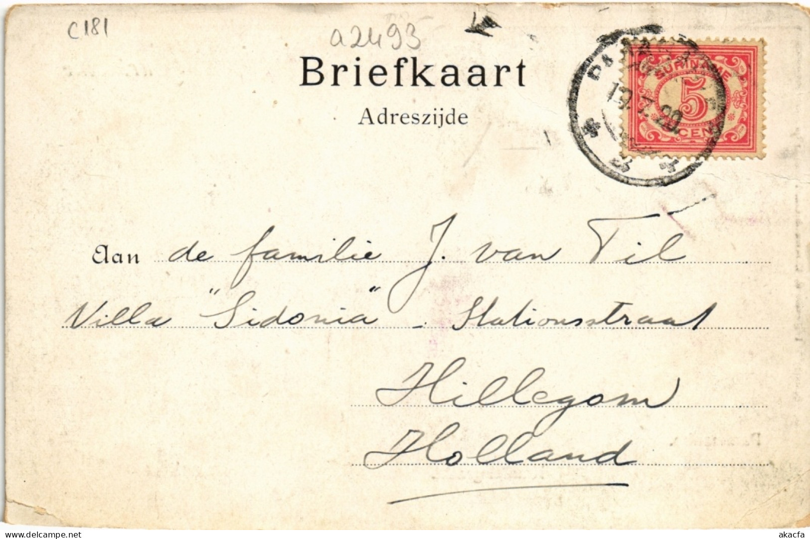 PC SURINAME PARAMARIBO - KNUFFELSGRACHT (a2493) - Surinam