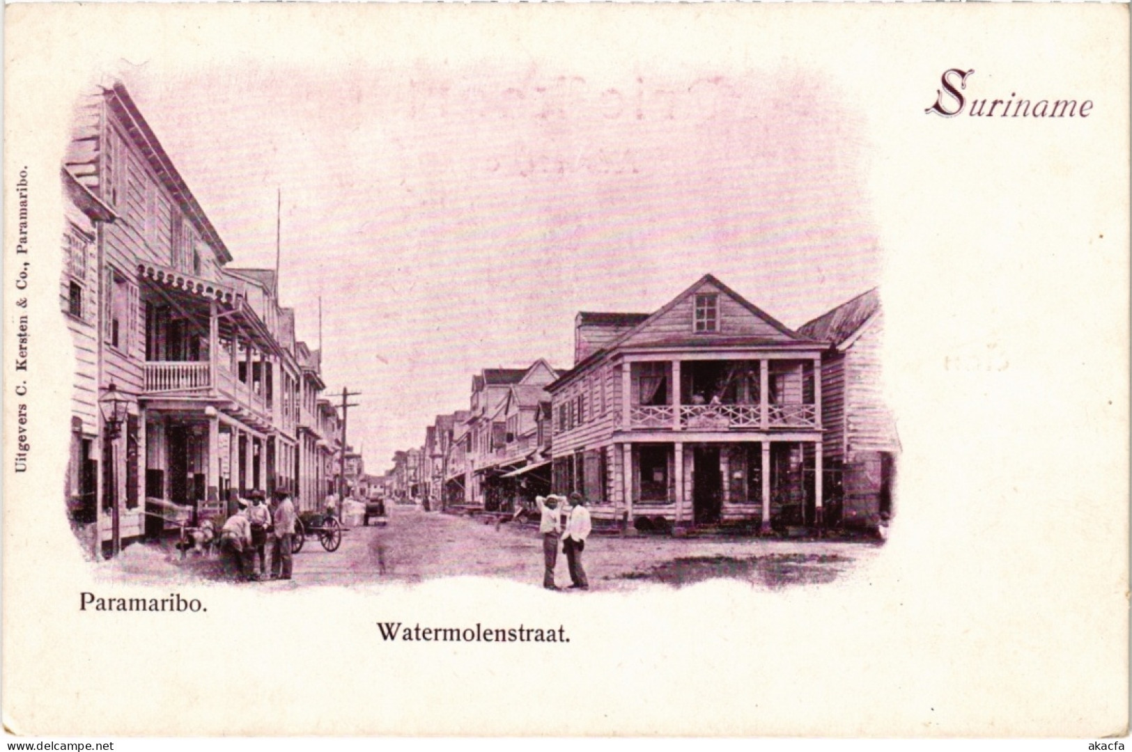 PC SURINAME PARAMARIBO - WATERMOLENSTRAAT (a2496) - Surinam