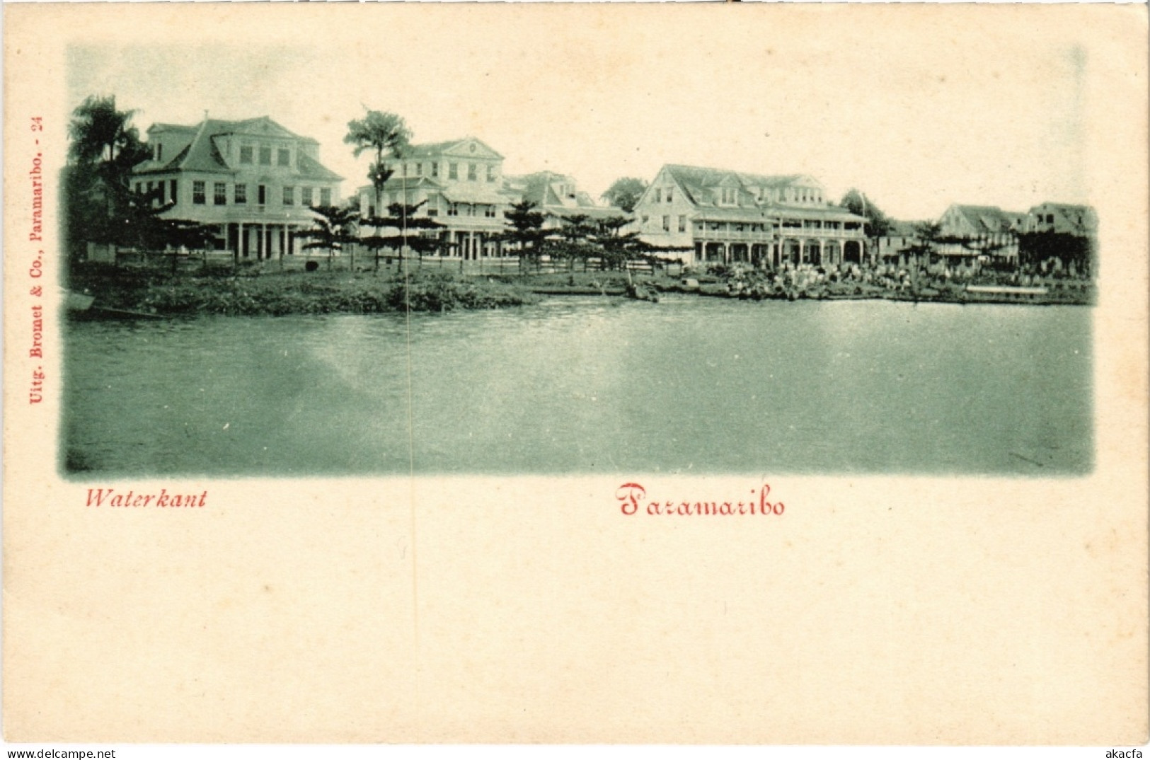 PC SURINAME PARAMARIBO - WATERKANT (a2468) - Suriname