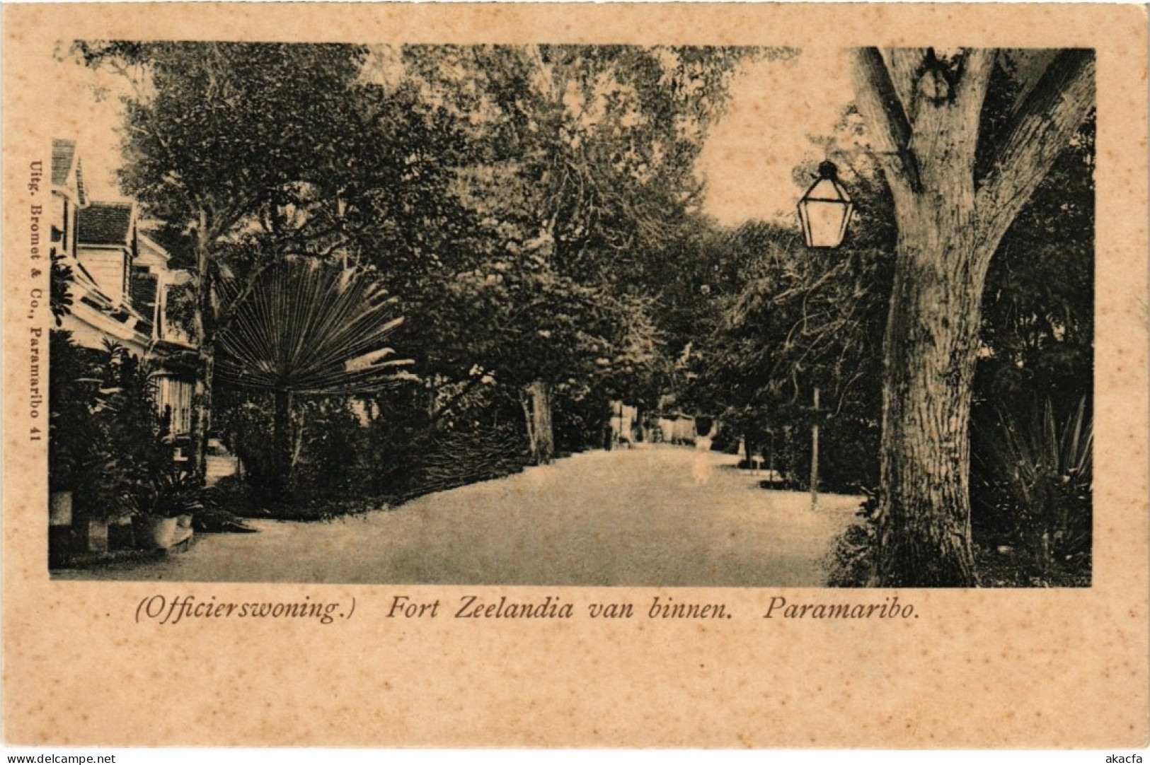 PC SURINAME PARAMARIBO - FORT ZEELANDIA VAN BINNEN (a2455) - Suriname