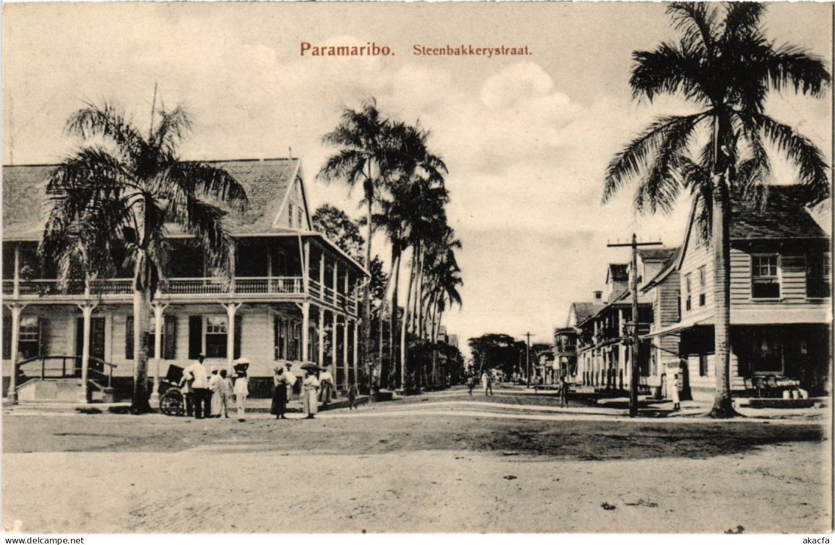 PC SURINAME PARAMARIBO - STEENBAKKERYSTRAAT (a2450) - Surinam
