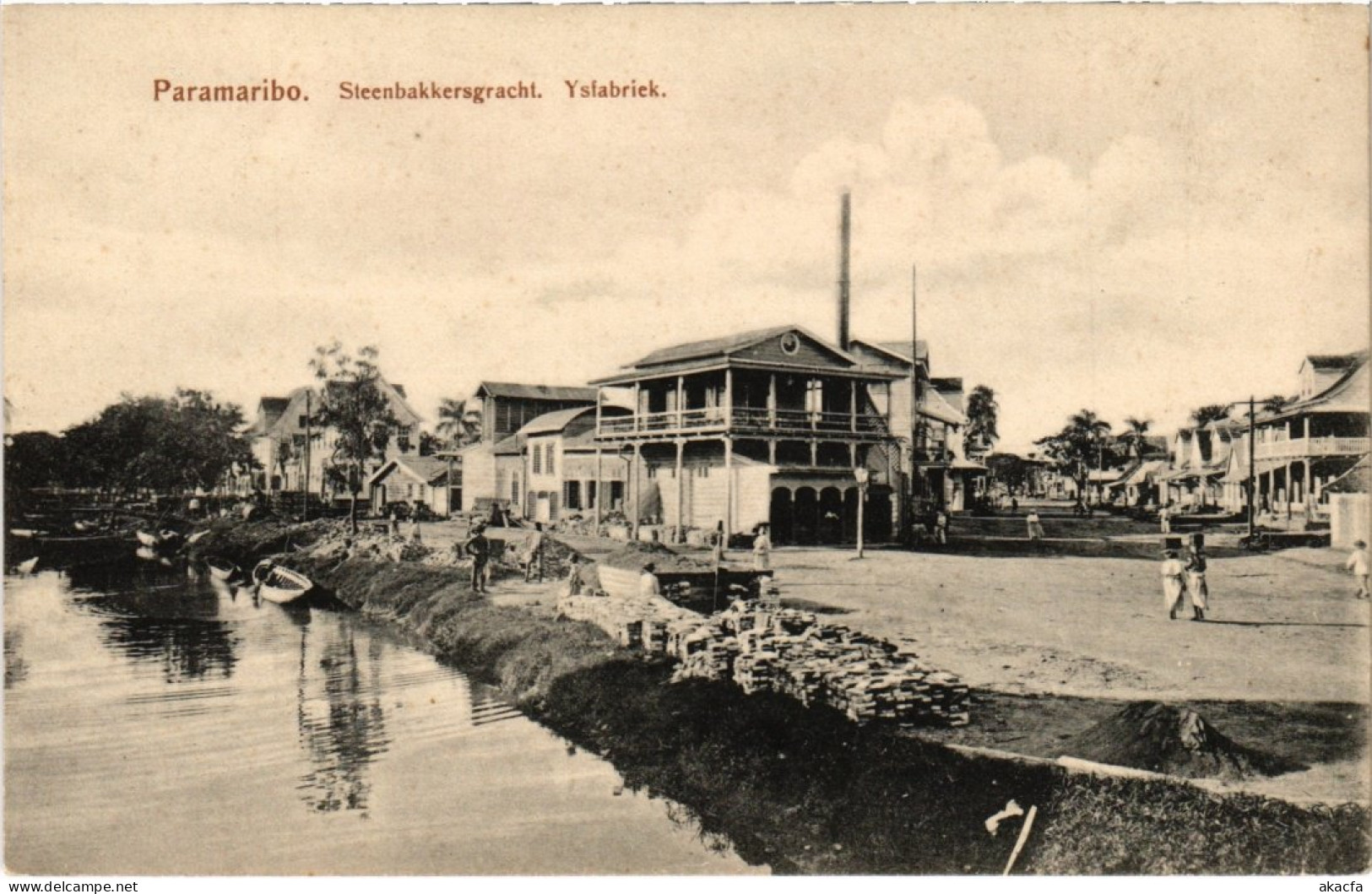 PC SURINAME PARAMARIBO - STEENBAKKERSGRACHT (a2443) - Suriname