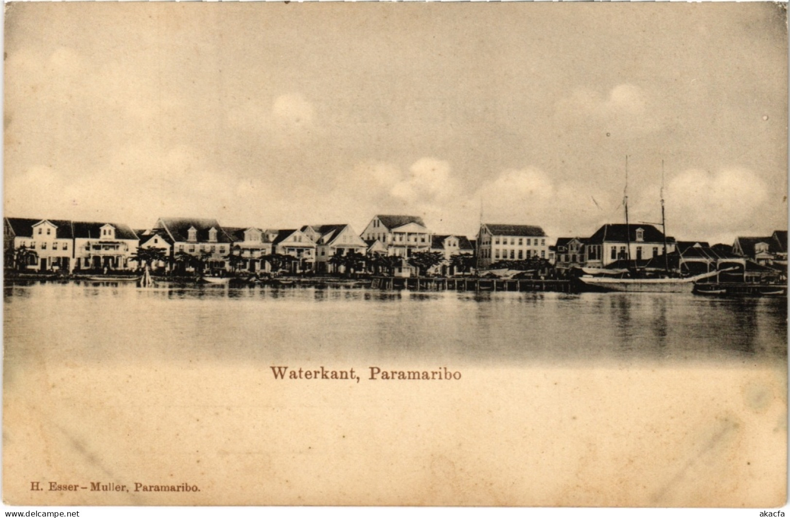 PC SURINAME PARAMARIBO - WATERKANT (a2429) - Suriname