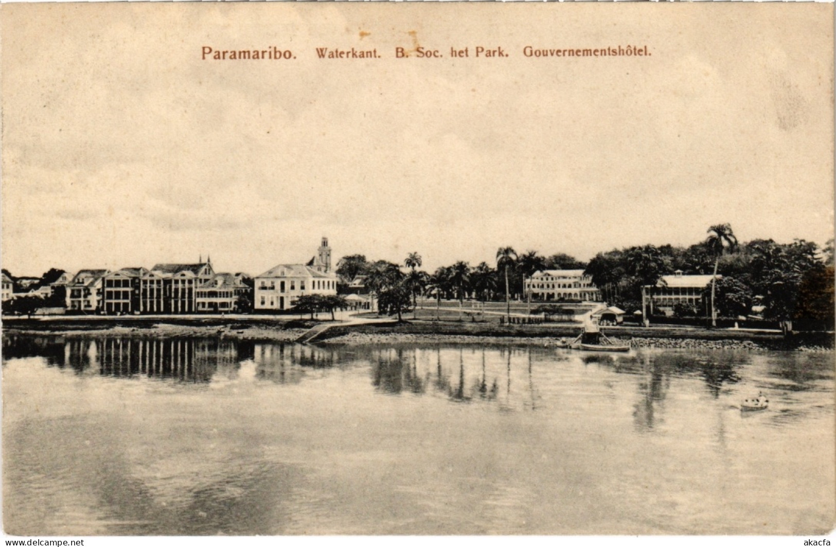 PC SURINAME PARAMARIBO - WATERKANT (a2427) - Surinam