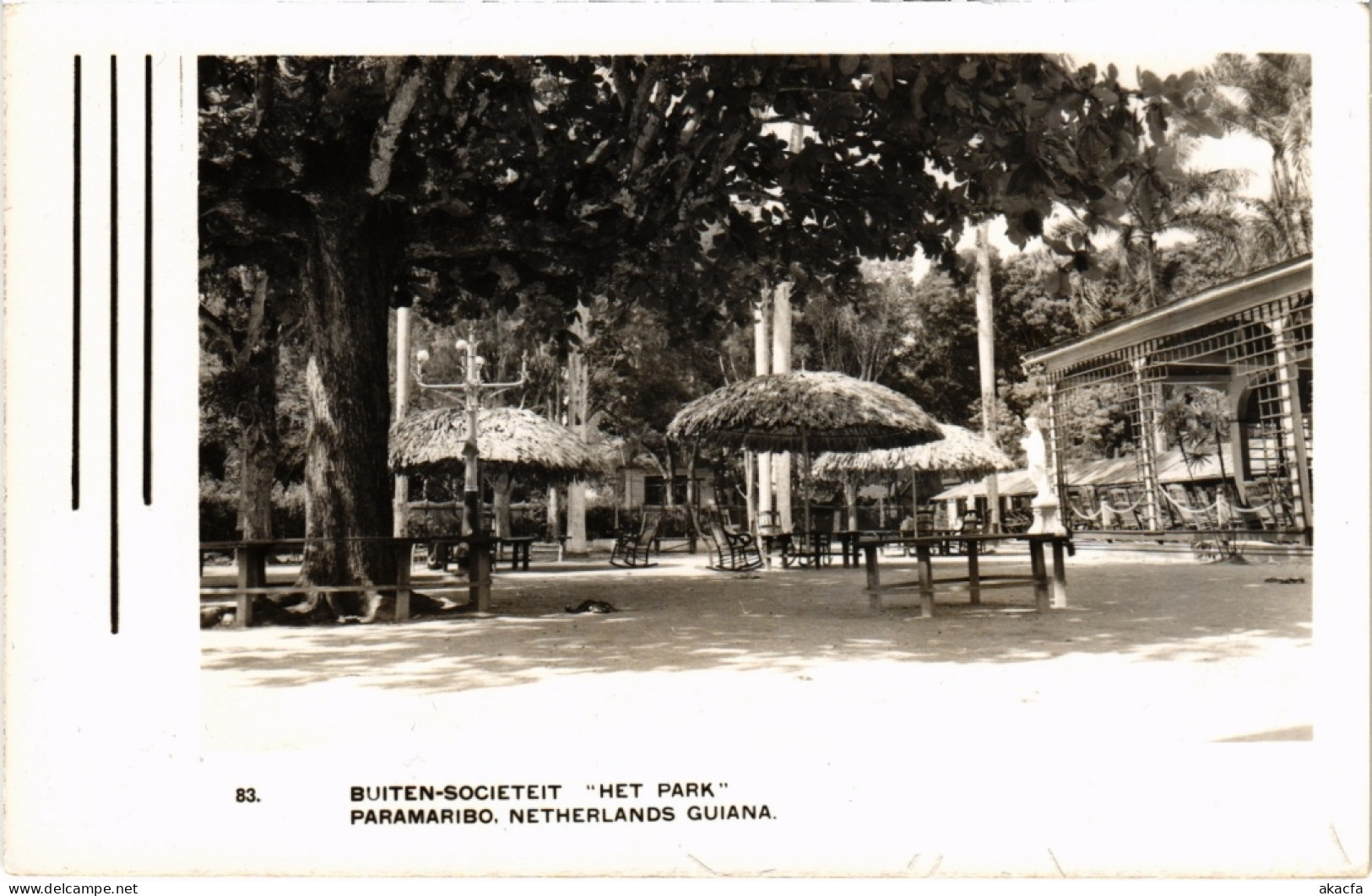 PC SURINAME PARAMARIBO - BUITEN-SOCIETEIT "HET PARK" (a2410) - Surinam