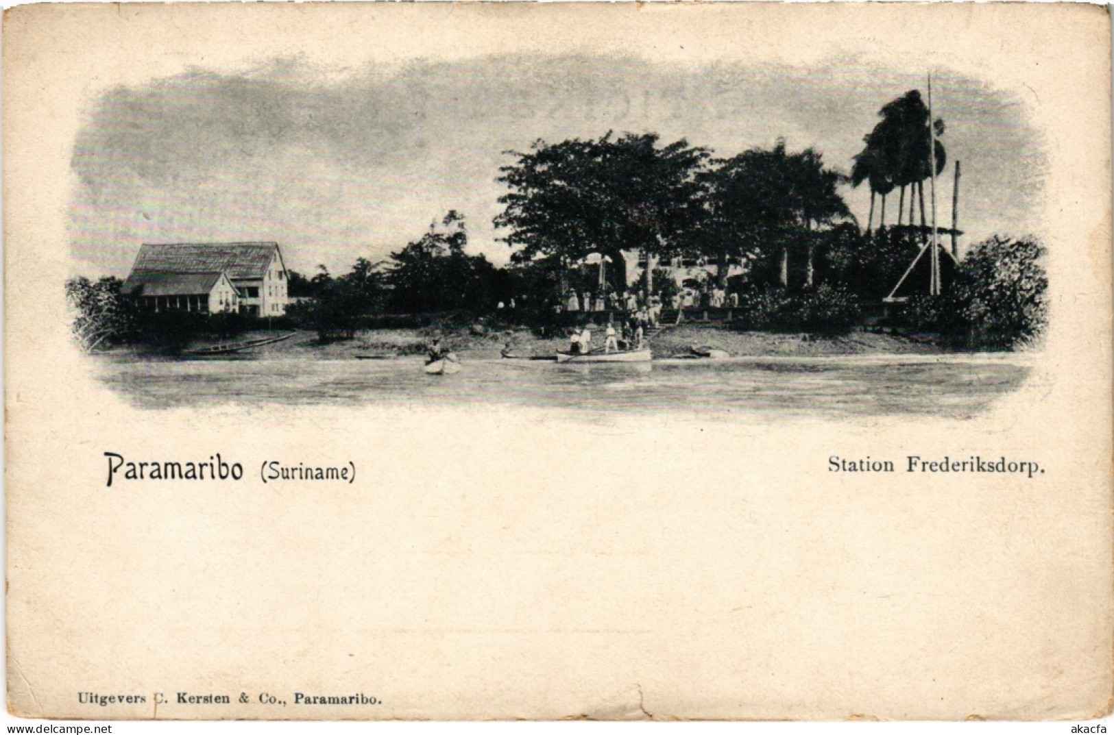 PC SURINAME PARAMARIBO - STATION FREDERIKDORP (a2403) - Suriname