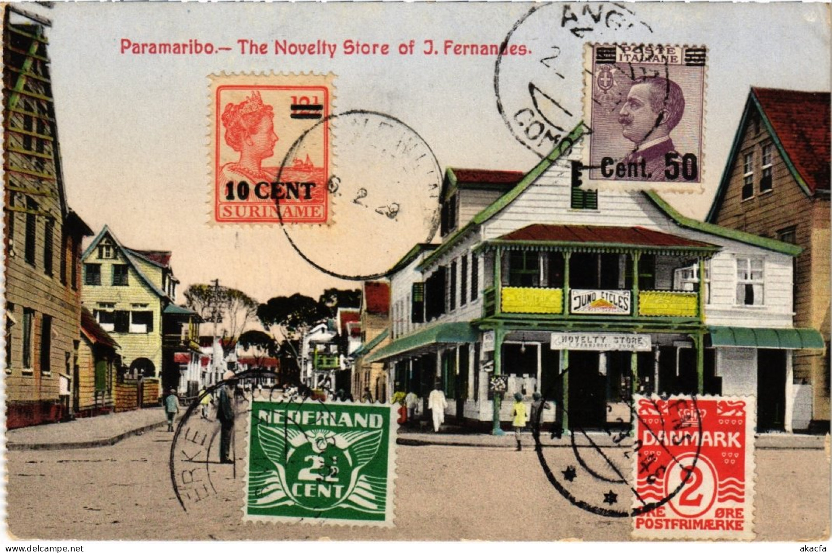 PC SURINAME PARAMARIBO - THE NOVELTY STORE OF J. FERNANDES (a2391) - Suriname