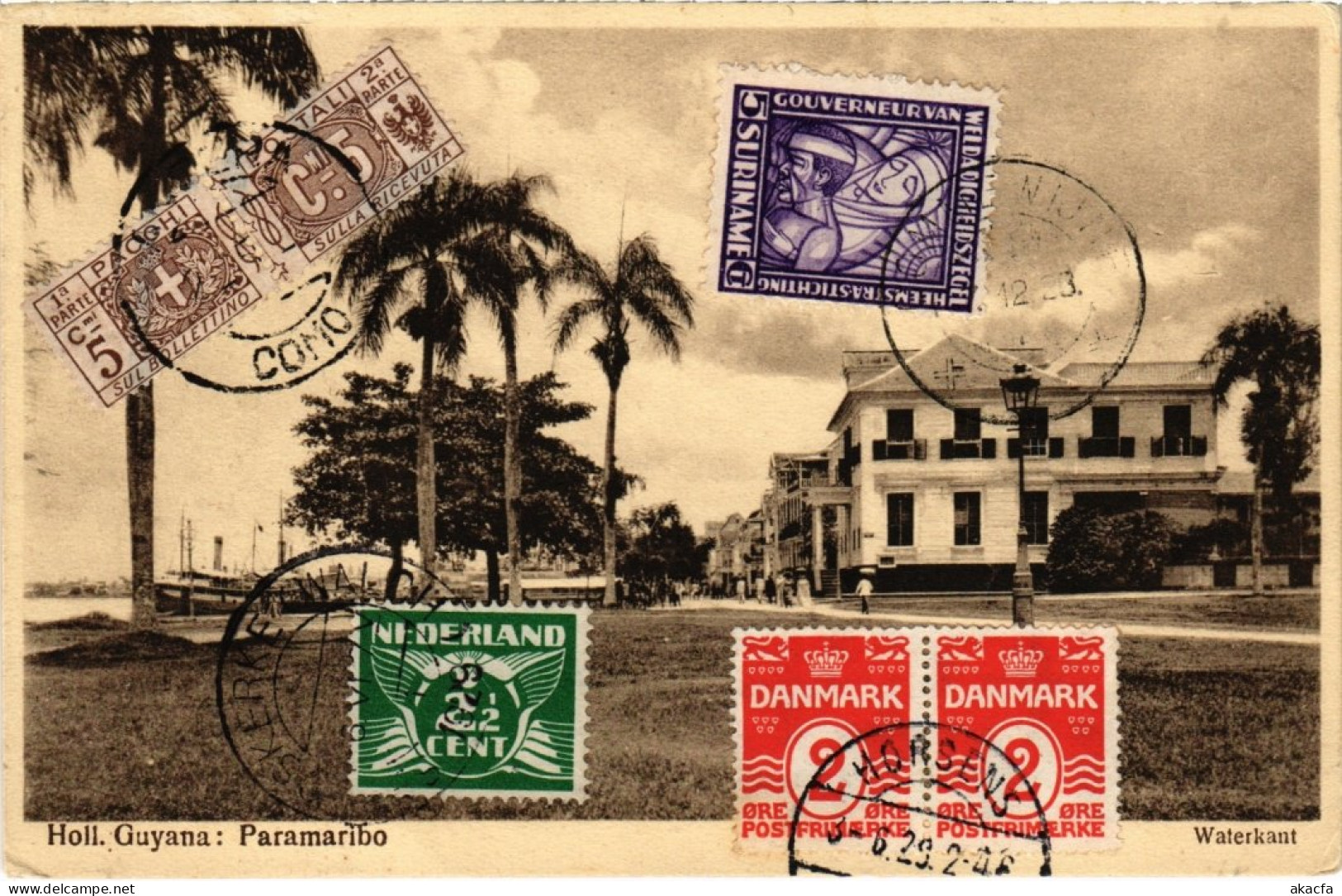 PC SURINAME PARAMARIBO - WATERKANT (a2386) - Surinam