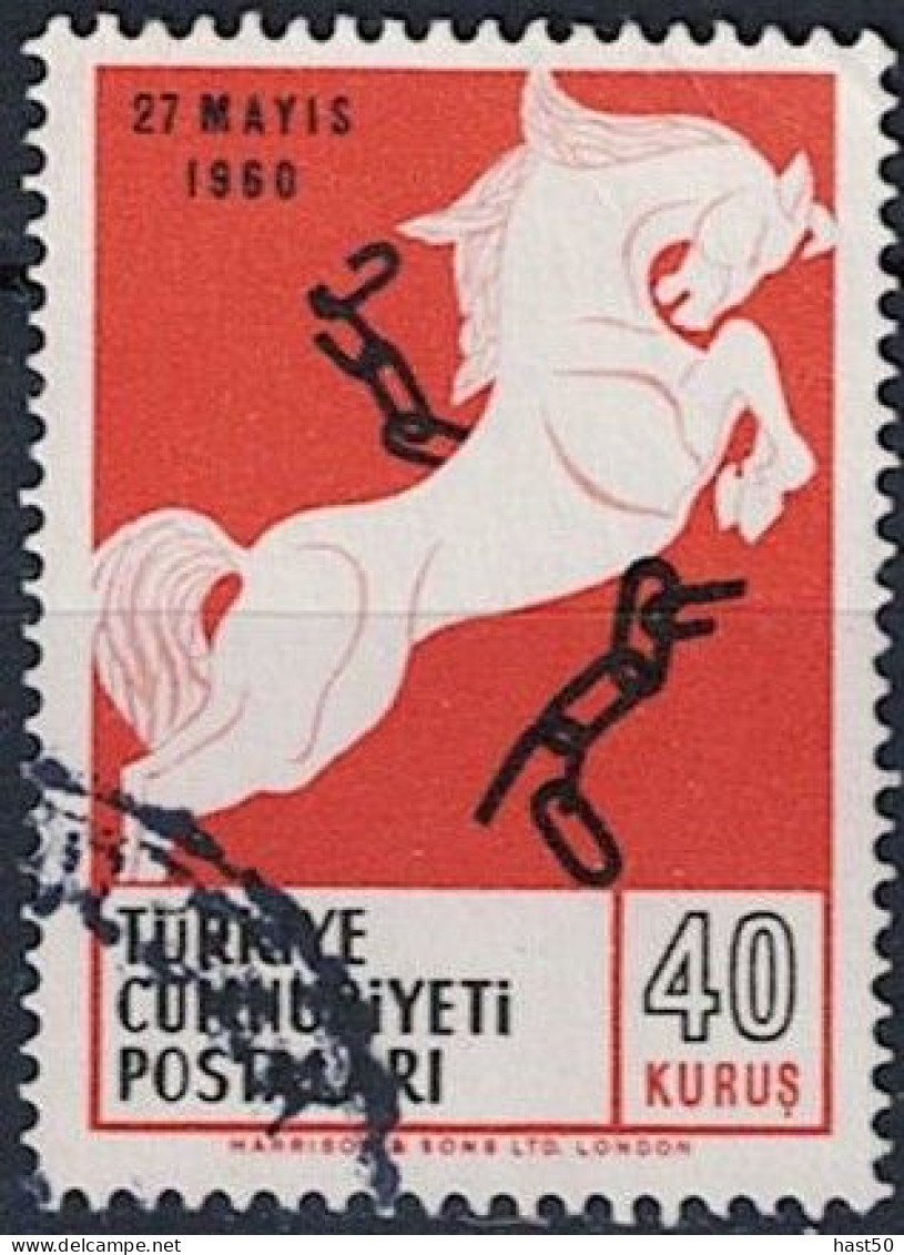 Türkei Turkey Turquie - Militärputsch Vom 27. Mai 1960 (MiNr: 1796) 1960 - Gest Used Obl - Usados