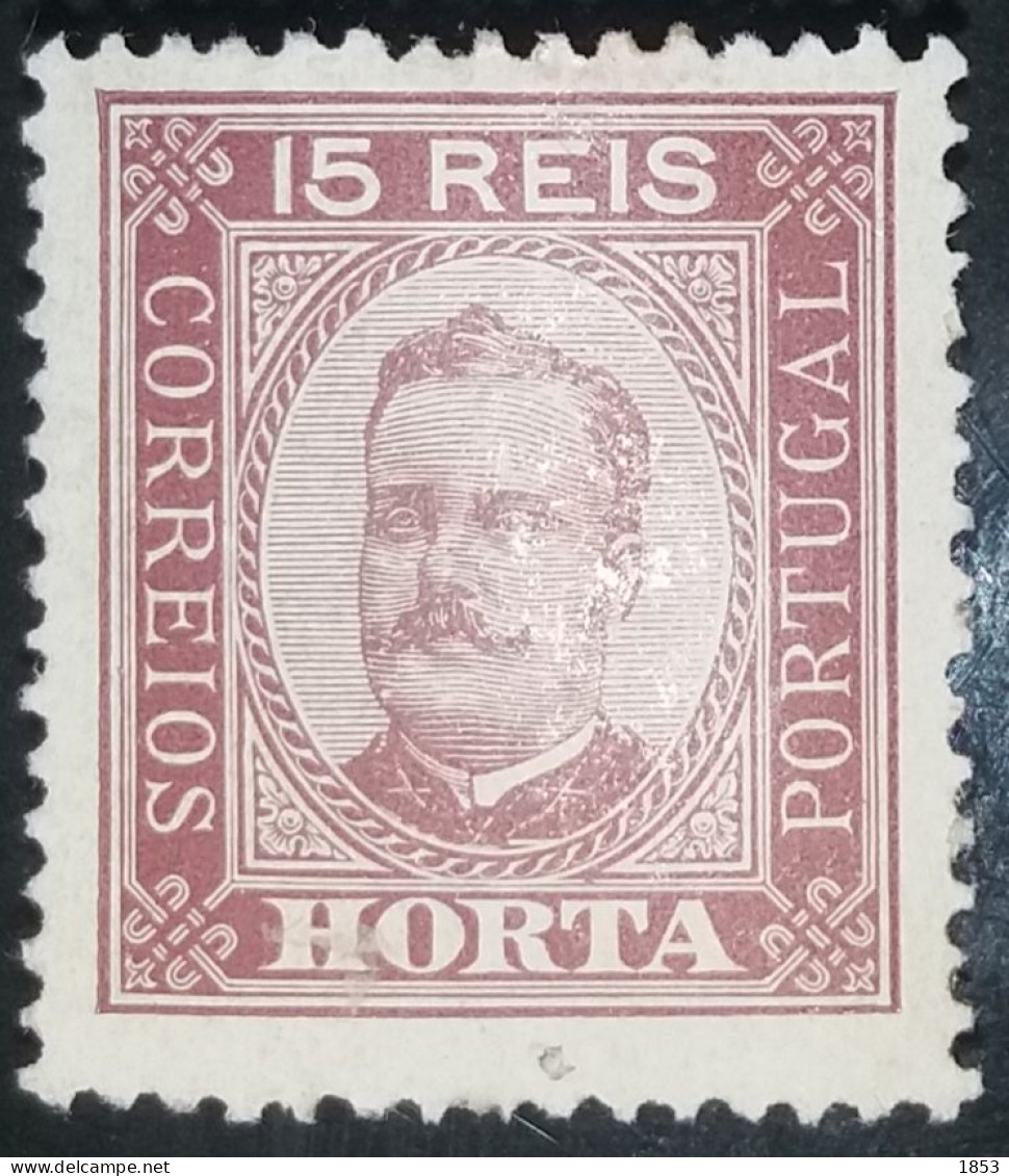 HORTA - AÇORES - 1892/93 - D.CARLOS I - CE3 - Horta