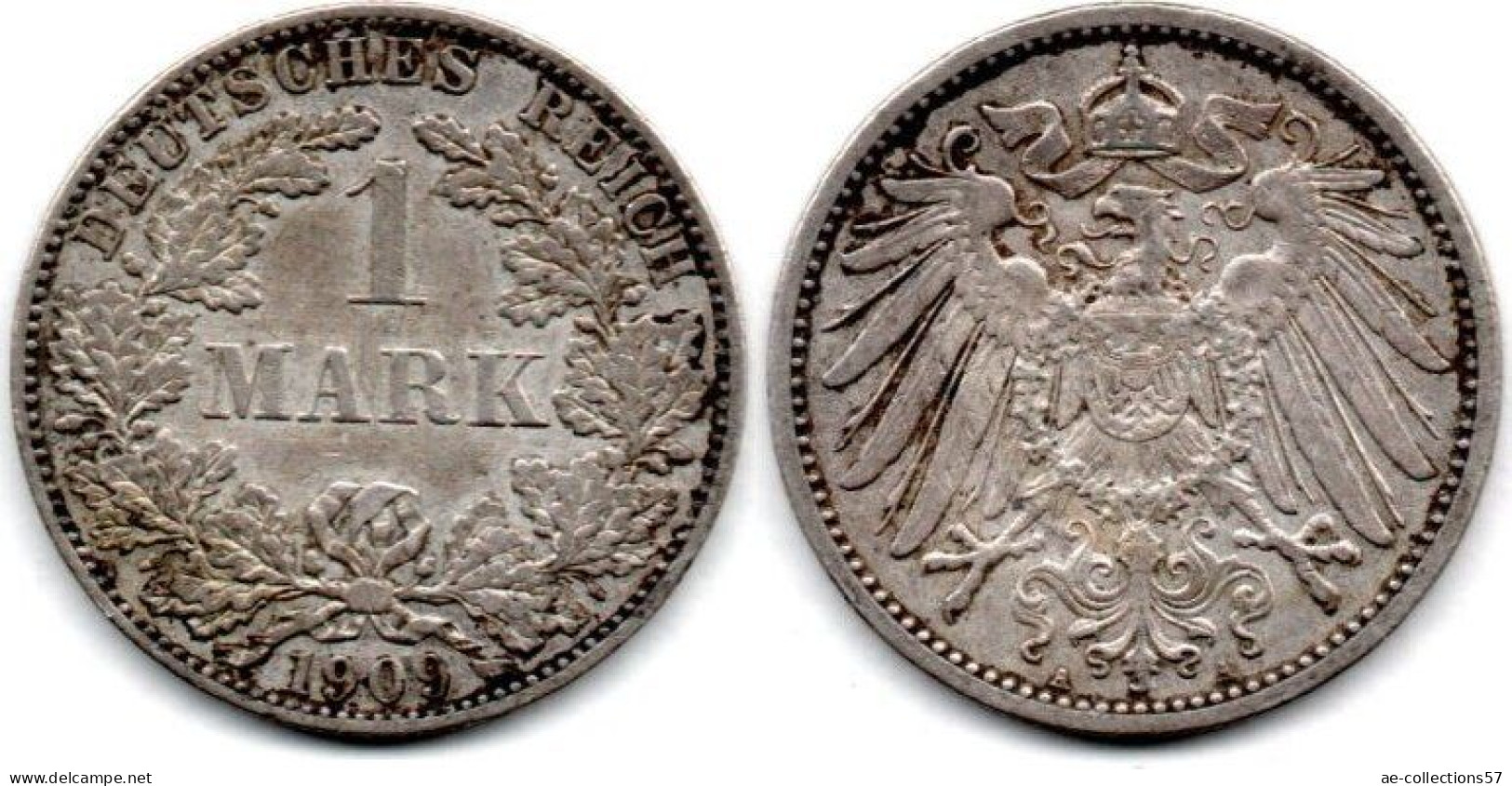 MA 23885 / Allemagne - Deutschland - Germany 1 Mark 1909 A SUP - 1 Mark