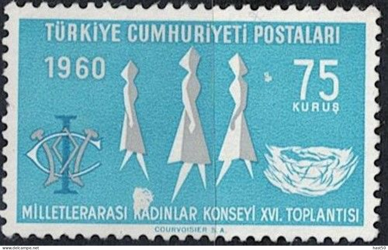 Türkei Turkey Turquie - 16. Sitzung Des Internationalen Frauenrates (MiNr: 1768) 1960 - Gest Used Obl - Usati