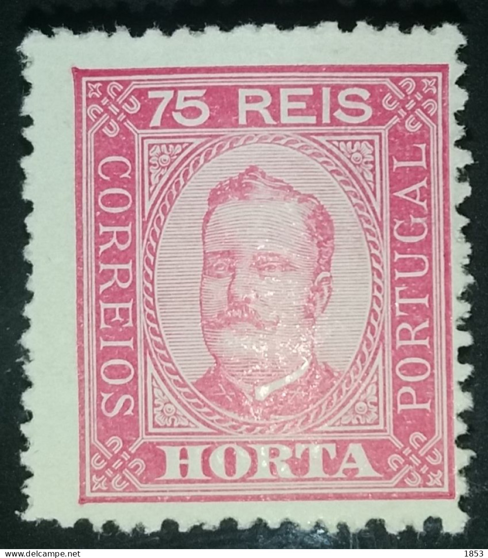 HORTA - AÇORES - 1892/93 - D.CARLOS I - CE7 - Horta