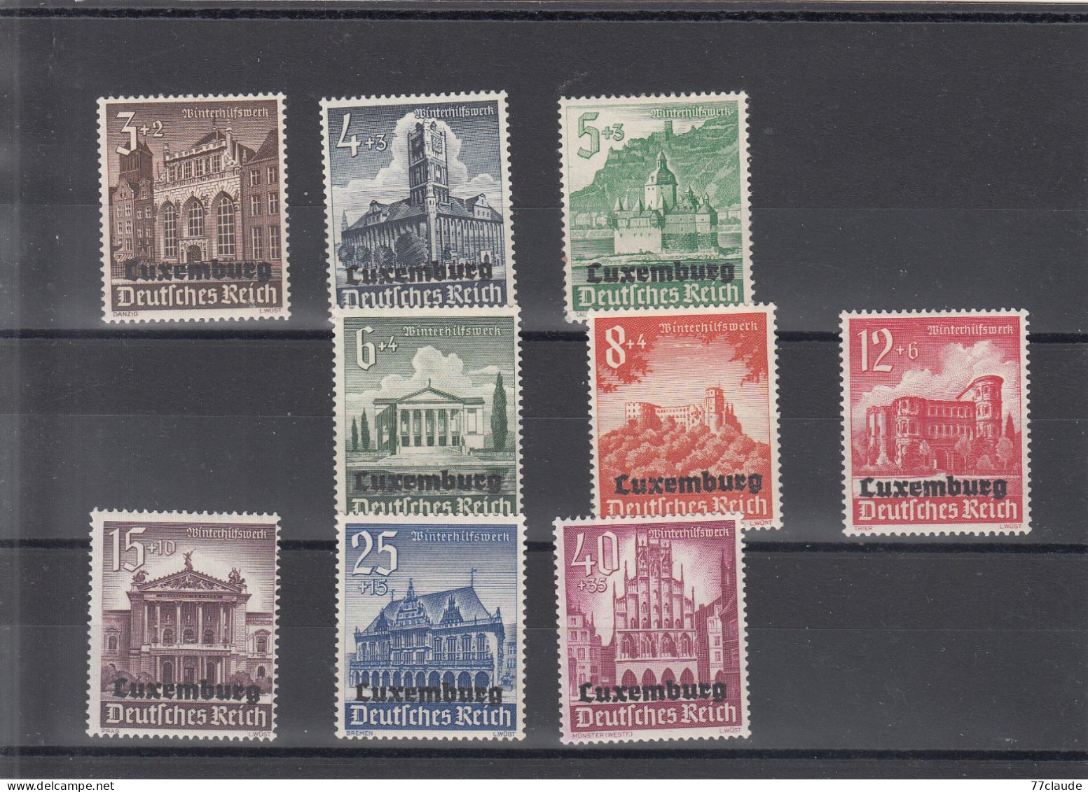 LUXEMBOURG OCCUPATION ALLEMANDE  1940/1941 TBB** - 1940-1944 Duitse Bezetting