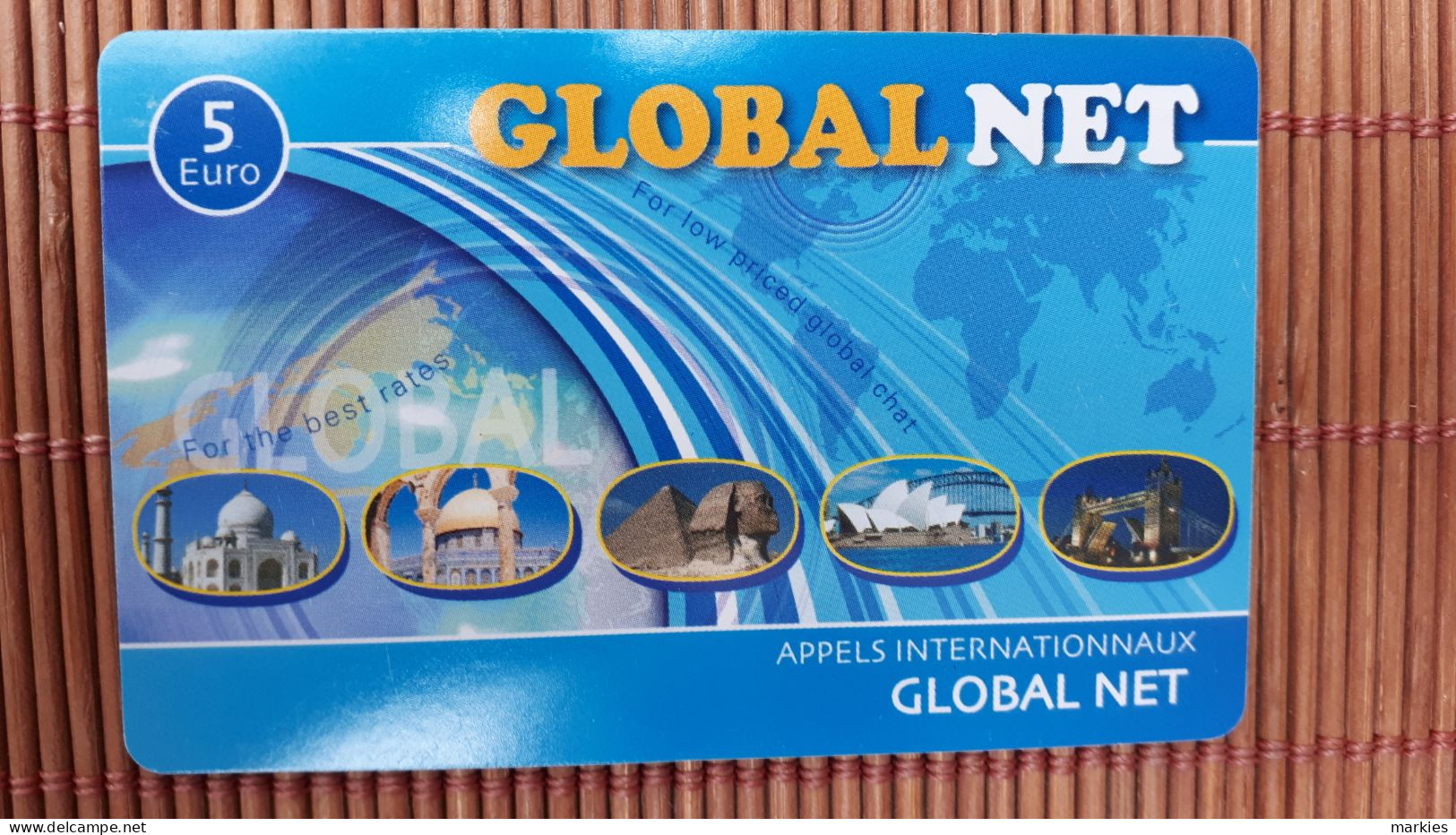 Prepaidcard Global Net Belgium Used - [2] Prepaid & Refill Cards