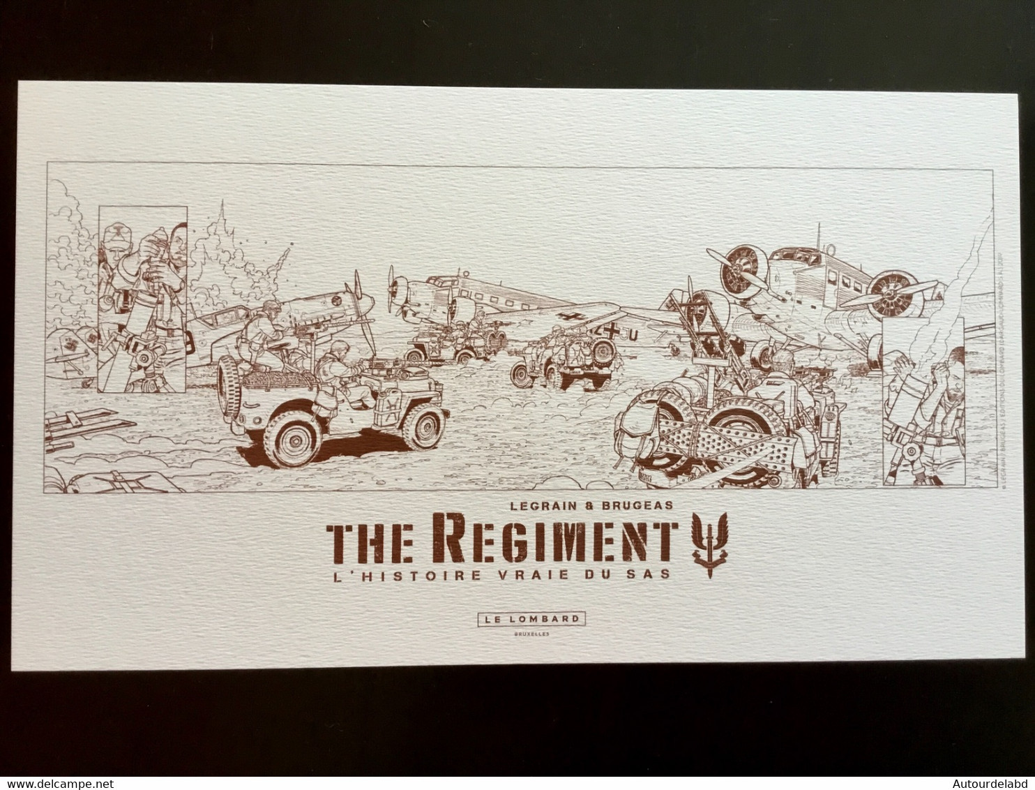 Ex Libris " The Regiment ". L'histoire Vraie Du SAS Par Legrain Et Brugeas (BD) - Illustrateurs J - L