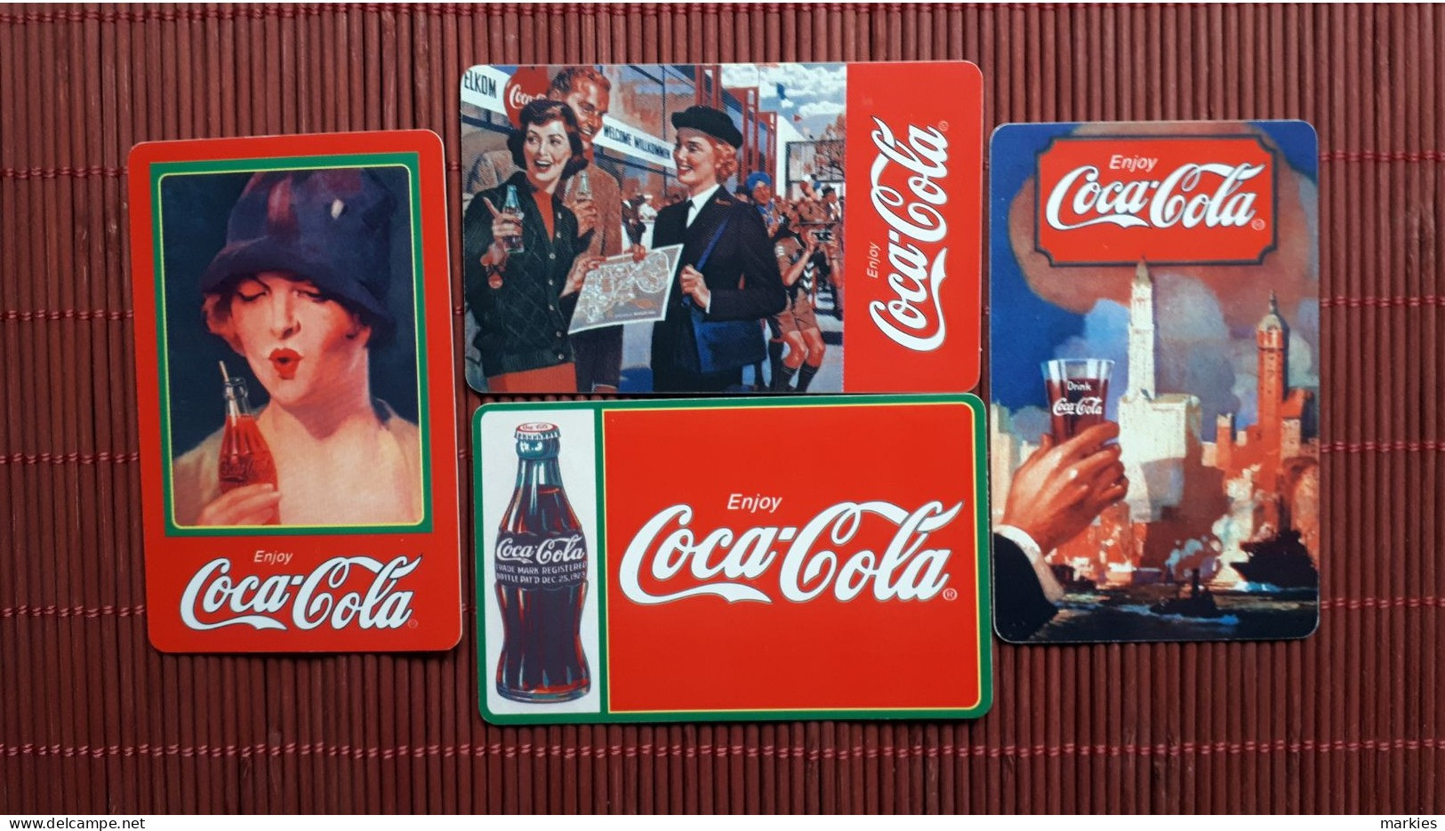 Coca-Cola Set Intouch Belgium  Used   Rare - Cartes GSM, Recharges & Prépayées
