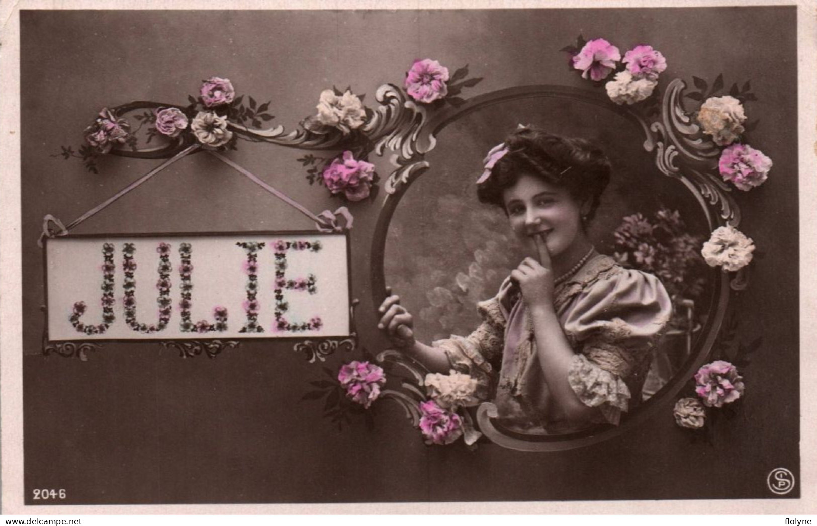 JULIE - Carte Photo - Prénom - Bonne Fête - Name - Nomi