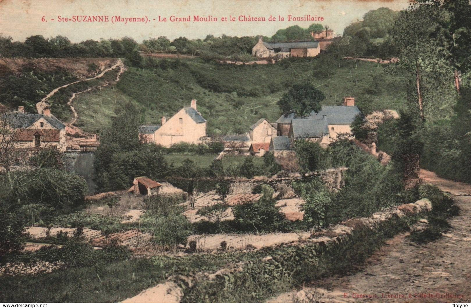 Sainte Suzanne - Le Grand Moulin Et Le Château De La Fousillaire - Sainte Suzanne