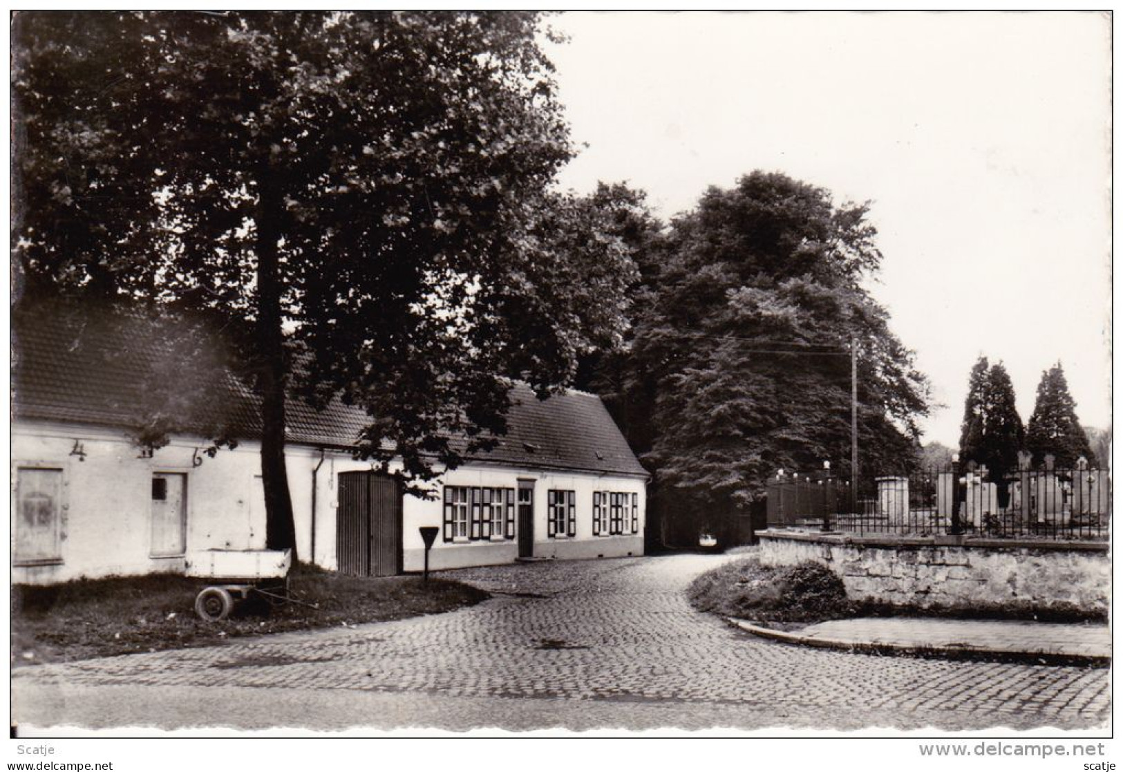 Beerlegem. -  Ingang Kasteeldreef;  FOTO-KAART - Zwalm