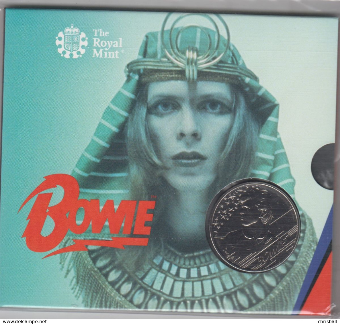 Great Britain UK £5 Five Pound Coin David Bowie - 2020 Royal Mint Pack - 5 Pond