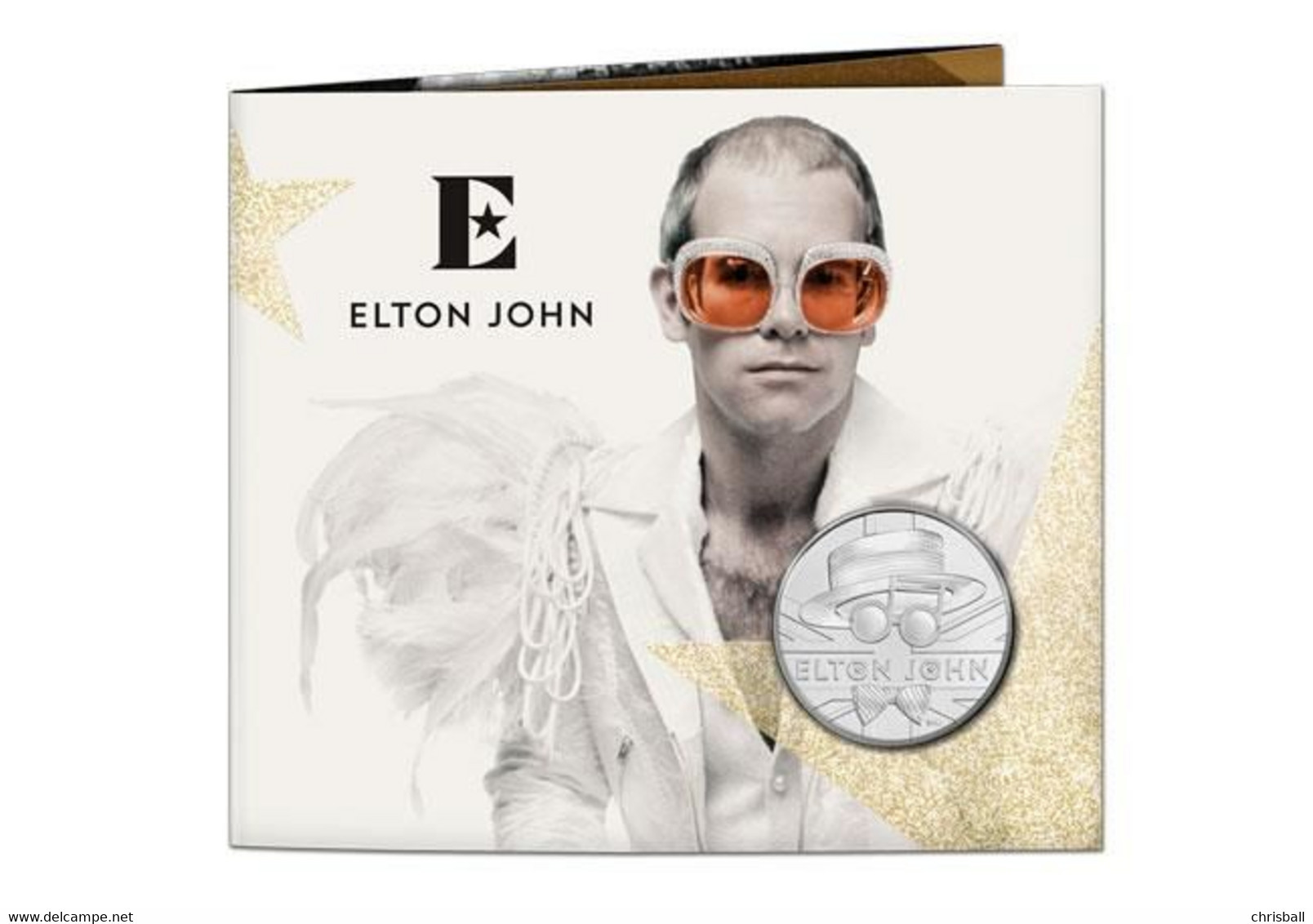 Great Britain UK £5 Five Pounds Coin Elton John - 2020 Royal Mint Pack - 5 Pounds