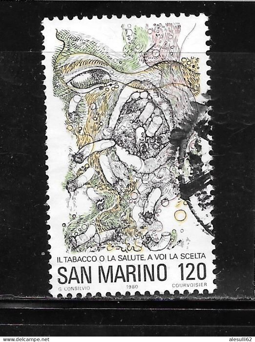 SAN MARINO Yv N. 1006 U. N. 1051 Anno 1980 Usato - Usati