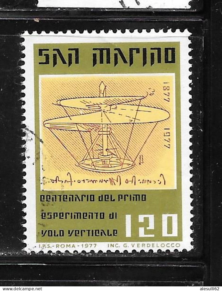 SAN MARINO Yv N. 946 U. N. 991 Anno 1977 Usato - Gebraucht