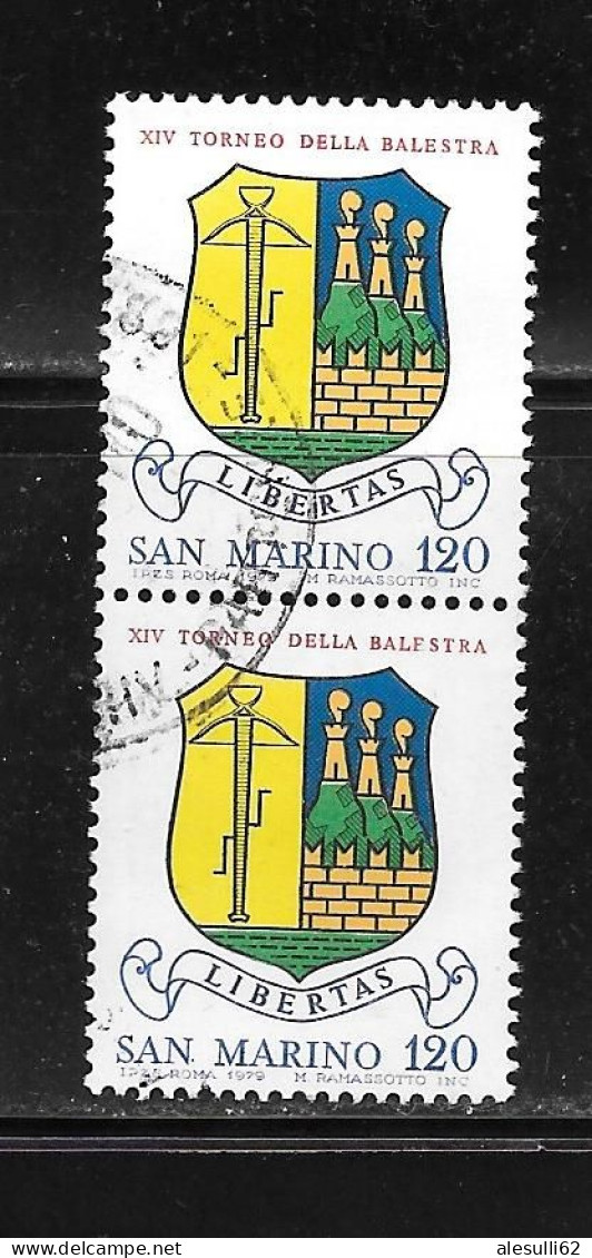 SAN MARINO Yv N. 974 U. N. 1024 Anno 1979 Usato - Oblitérés