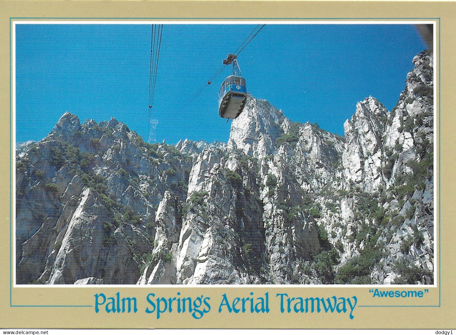 AERIAL TRAMWAY, PALM SPRINGS, CALIFORNIA, UNITED STATES. UNUSED POSTCARD   Wp5 - Palm Springs