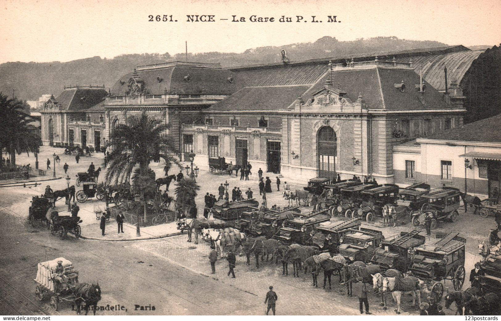 Nice - La Gare Du P. L. M. - Animée - Treinverkeer - Station