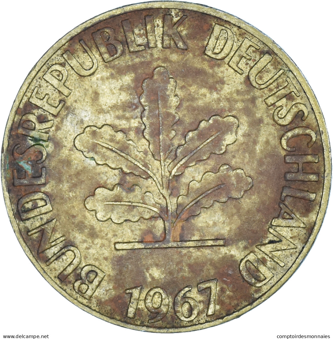 Monnaie, Allemagne, 5 Pfennig, 1967 - 5 Pfennig