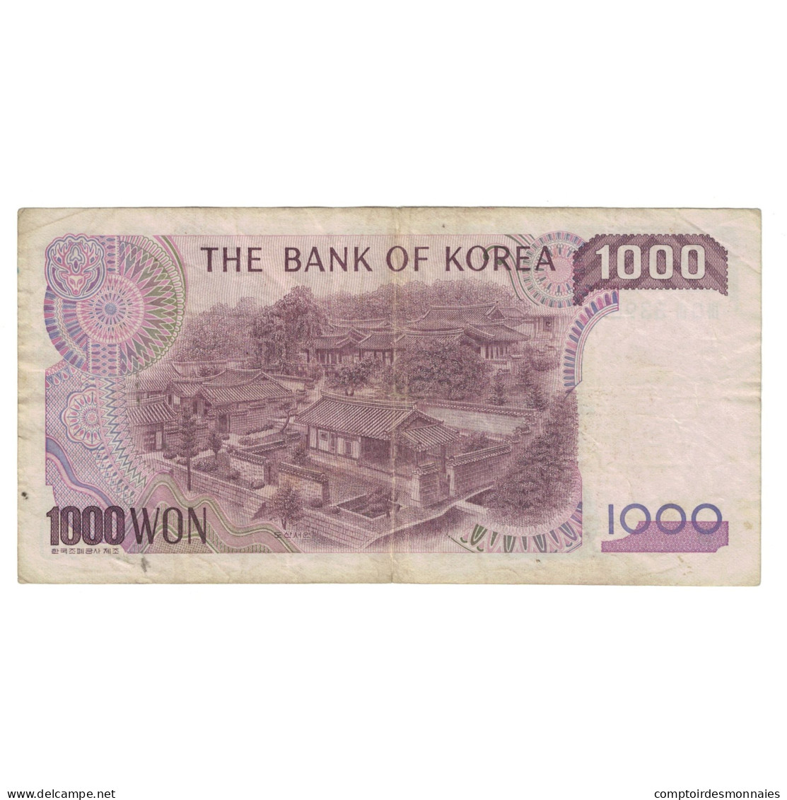 Billet, Corée Du Sud, 1000 Won, KM:47, TB+ - Korea, Zuid