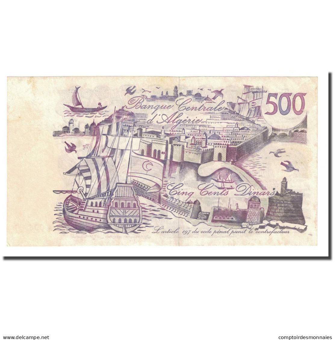 Billet, Algeria, 500 Dinars, 1970-11-01, KM:129a, TTB - Algérie