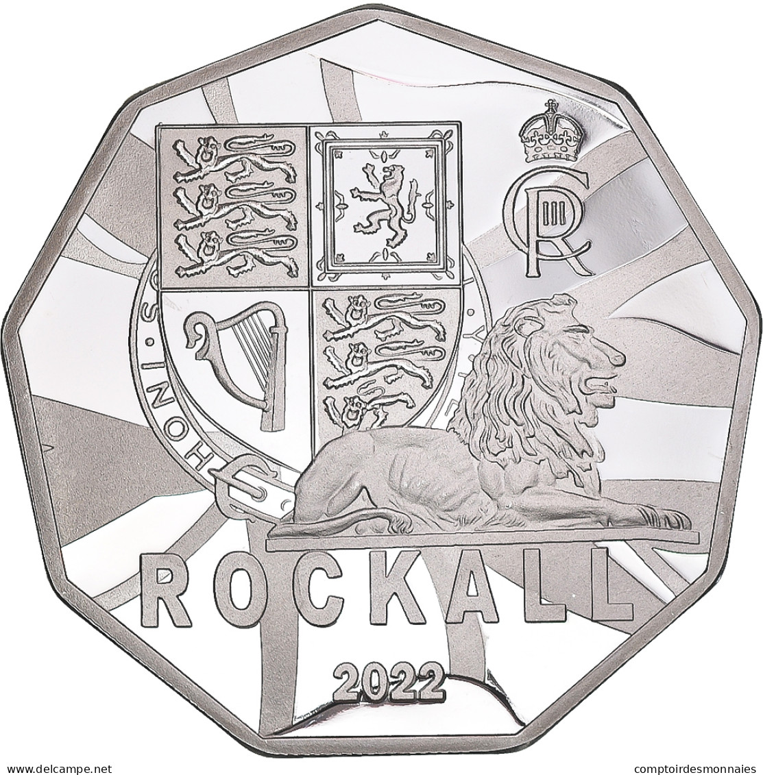 Monnaie, Écosse, 5 Pounds, 2022, Les Navires Historiques ,ROCKALL.BE, FDC - Scottish