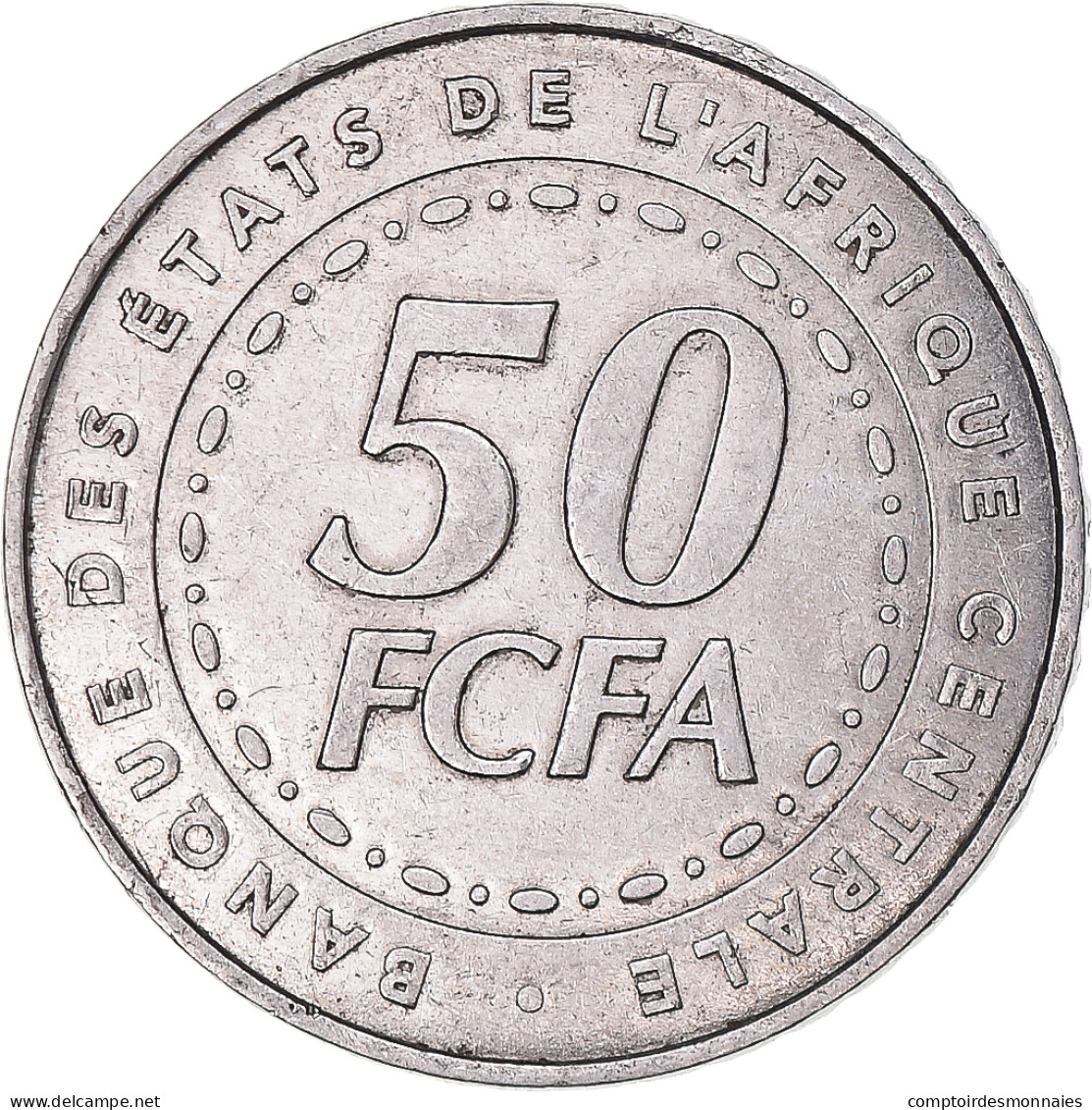 Monnaie, États De L'Afrique Centrale, 50 Francs, 2006 - República Centroafricana