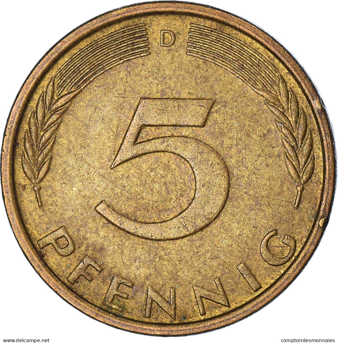 Monnaie, République Fédérale Allemande, 5 Pfennig, 1974 - 5 Pfennig