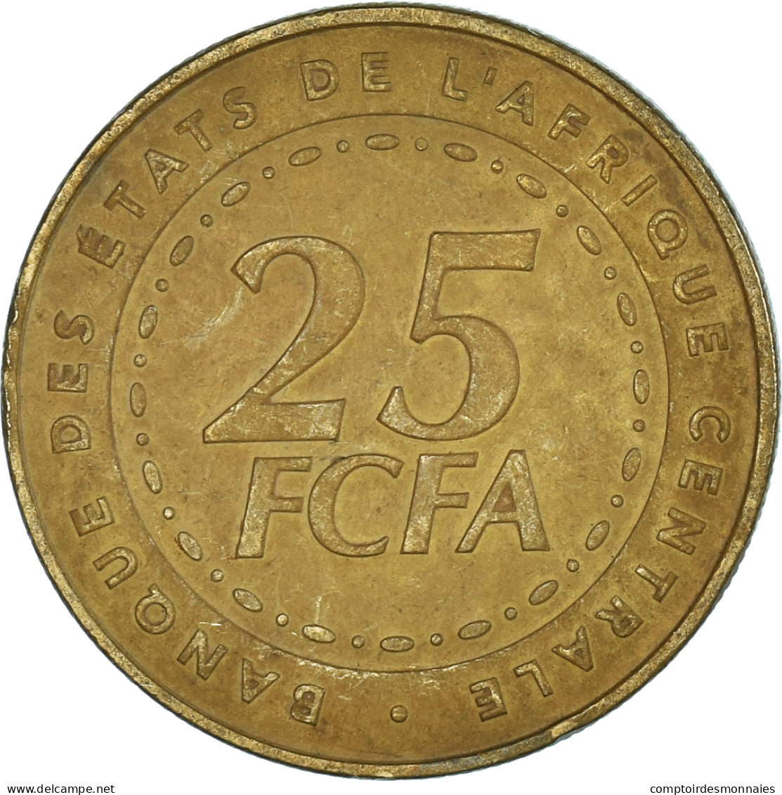 Monnaie, États De L'Afrique Centrale, 25 Francs, 2006 - Central African Republic